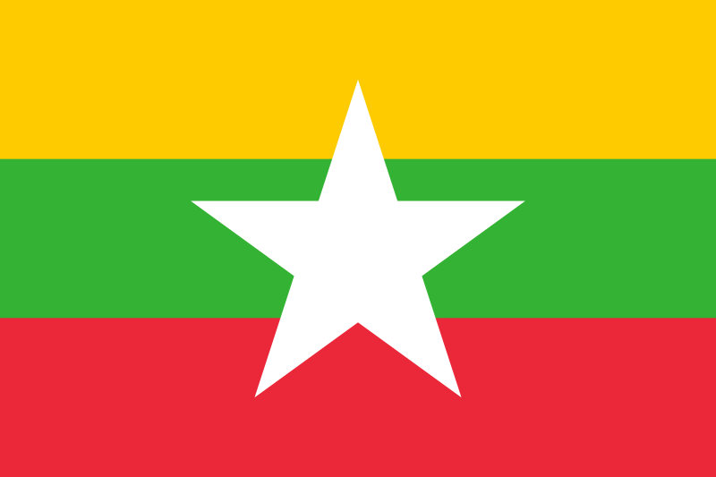 Myanmar (Burma) Flag