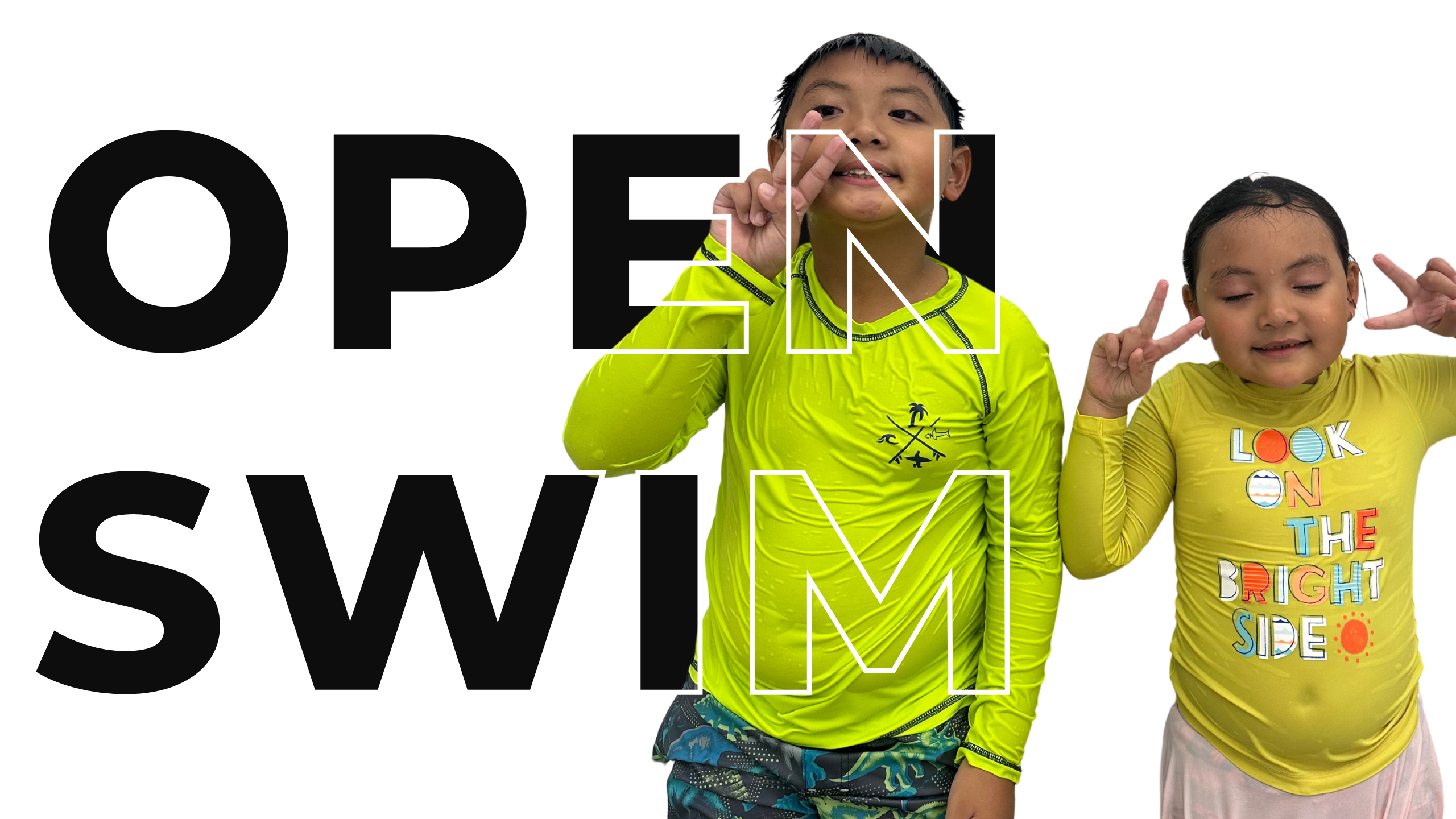 Open Swim banner