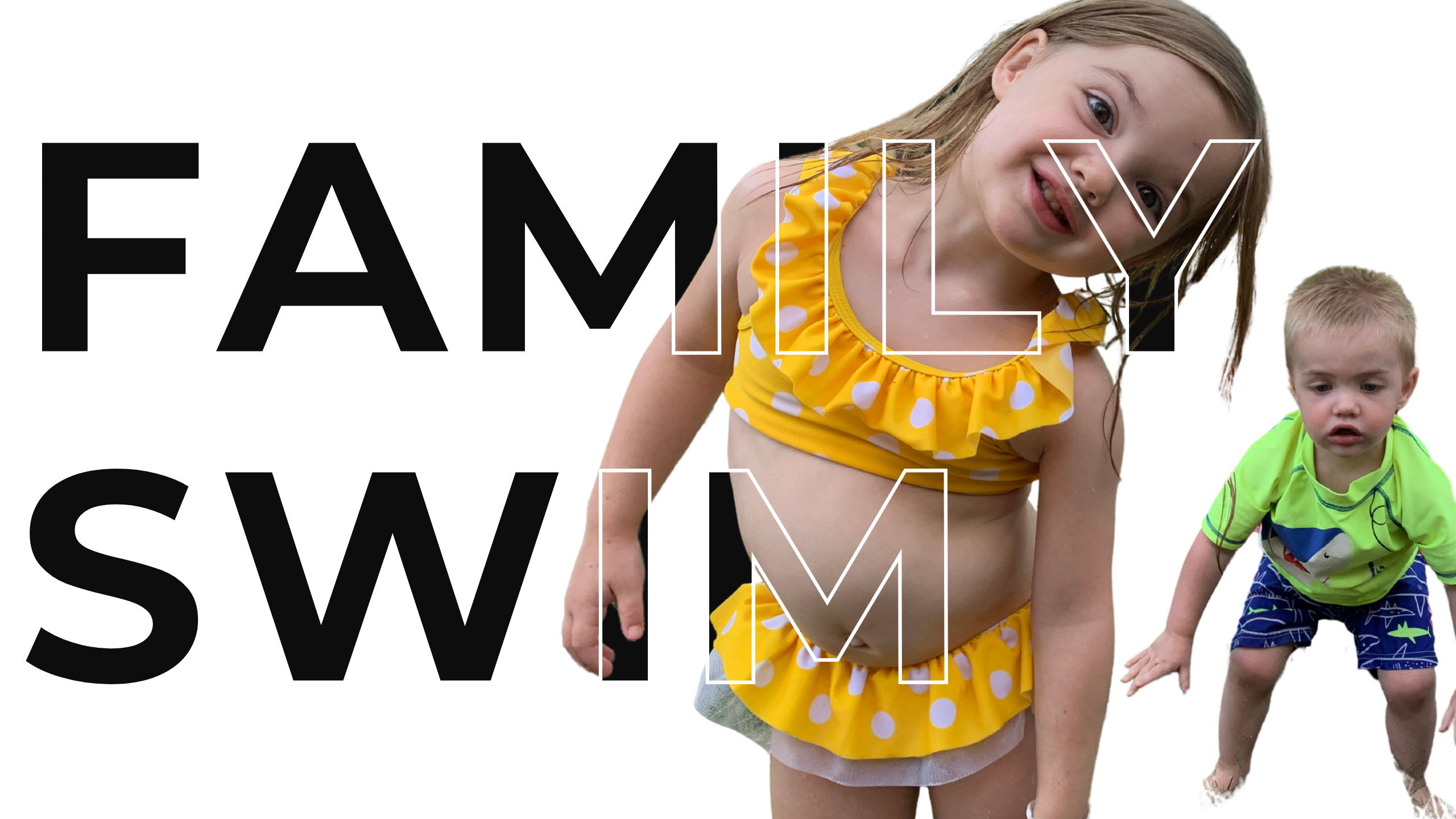 Family Swim banner