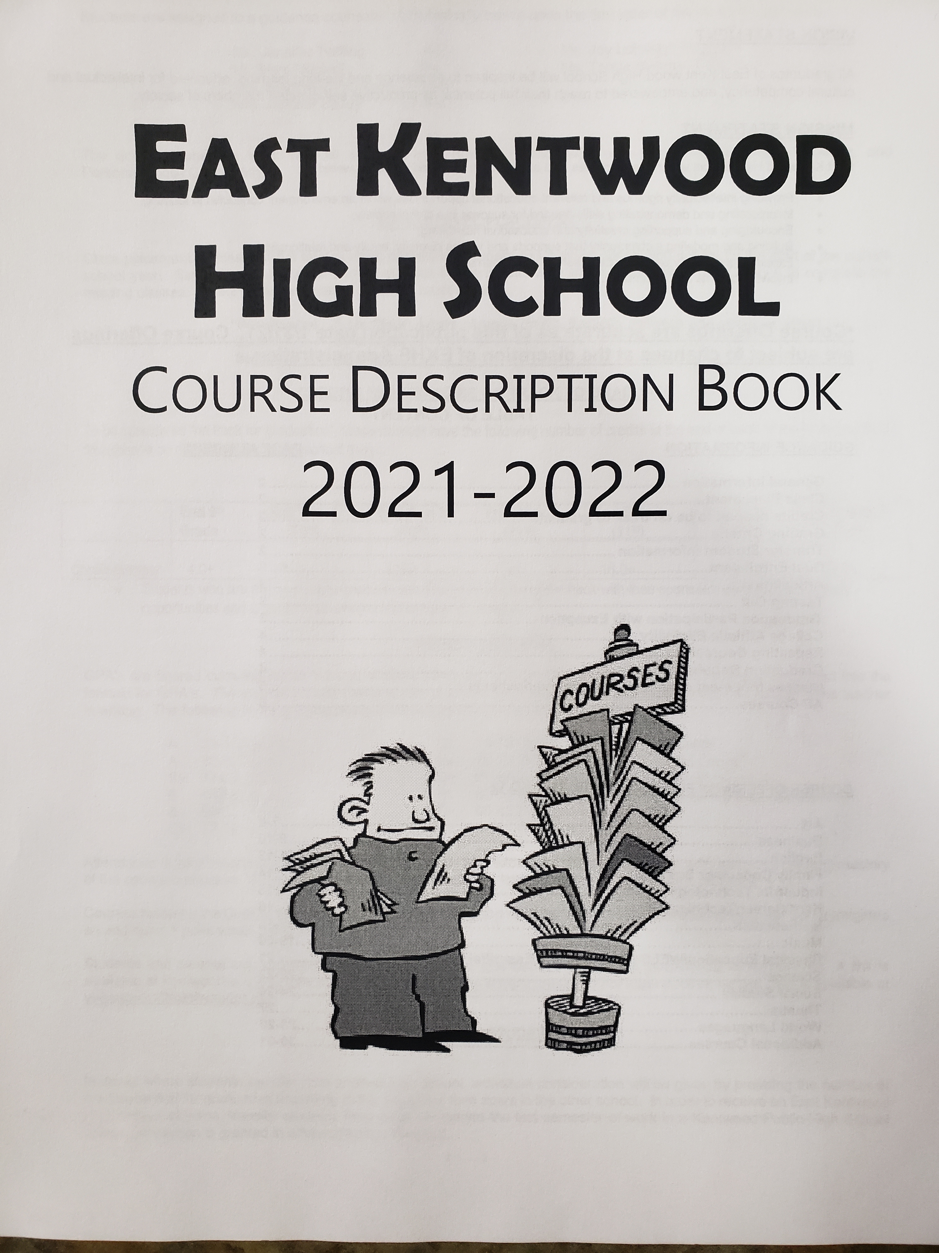 2021-2022 Course Description Book Cover