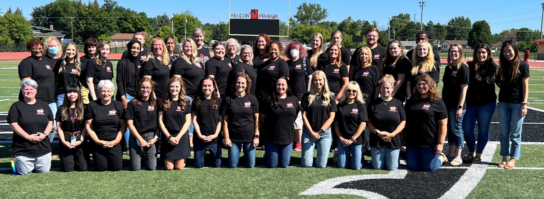 Staff photo on EK football field
